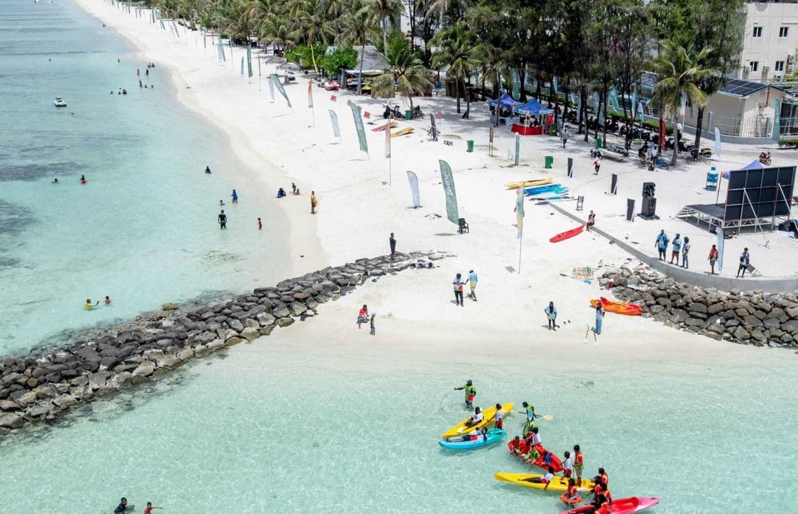 ހުޅުމާލެ ބީޗުގައި ކުރިން ބޭއްވި ފެސްޓިވަލެއް / ފޮޓޯ: އެޗްޑީސީ