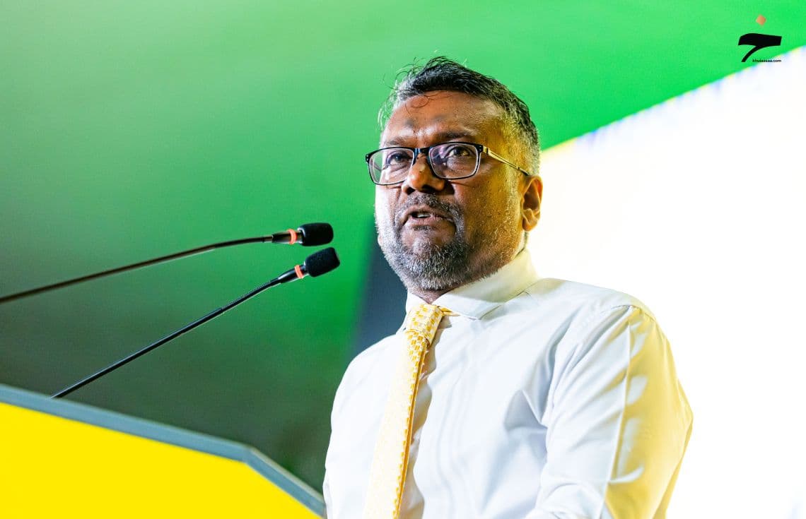 އެމްޑީޕީގެ ޗެއަރޕާސަން ފައްޔާޒު އިސްމާއިލް. / ފޮޓޯ: ޚުލާސާ