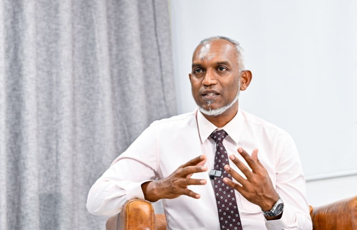 ރައީސުލްޖުމްހޫރިއްޔާ ޑރ. މުޙައްމަދު މުޢިއްޒު/ ފޮޓޯ: ރައީސް އޮފީސް