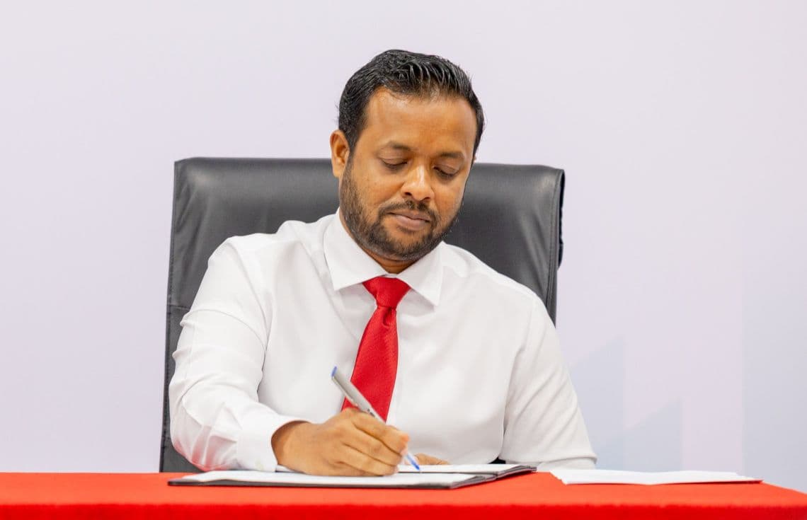 ހައުސިން މިނިސްޓަރު ޑރ. އަބްދުﷲ މުއްތަލިބް / ފޮޓޯ: ހައުސިން މިނިސްޓްރީ