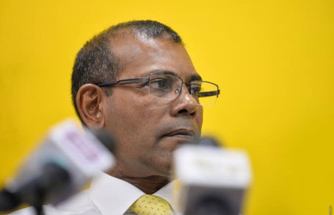 ކުރީގެ ރައީސް މުޙައްމަދު ނަޝީދު - އެމަނިކުފާނުގެ ވިސްނުންފުޅަކީ އެއާޕޯޓުތައް ޕްރައިވެޓައިޒް ކުރުން / ފޮޓޯ: ސަން