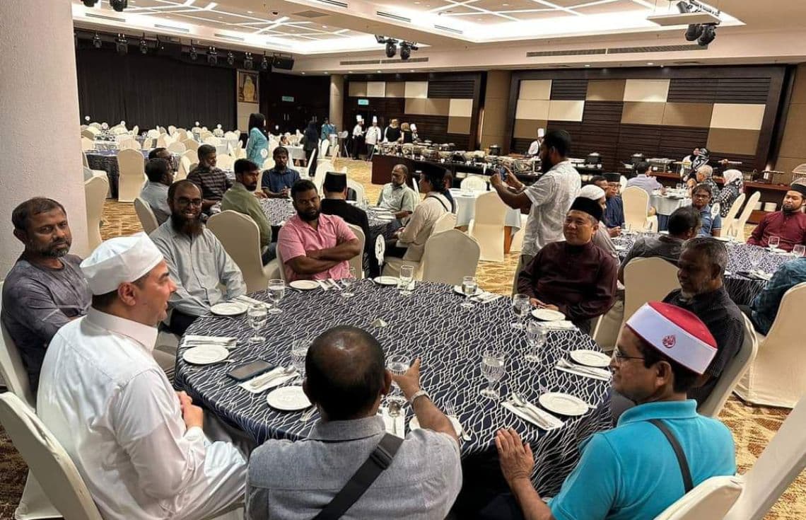ބުރޫނާއީގައި ދިވެހި އިމާމުން ތަމްރީނުކުރުމަށް ކުރިއަށް ގެންދިޔަ ޕްރޮގްރާމުގެ ތެރެއިން. / ފޮޓޯ: ވުޒާރާ