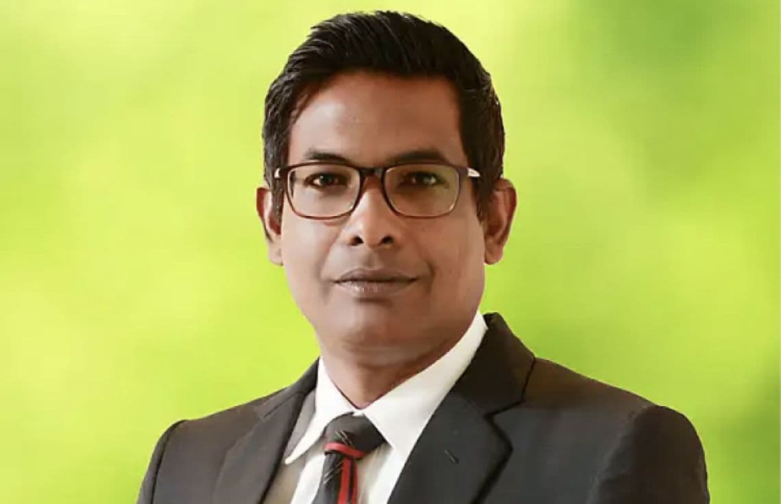 އެމްޑަބްލިއުއެސްސީގެ ޑެޕިއުޓީ މެނޭޖިން ޑިރެކްޓަރަކަށް ހުންނެވި މުހައްމަދު ފަޒީލް.