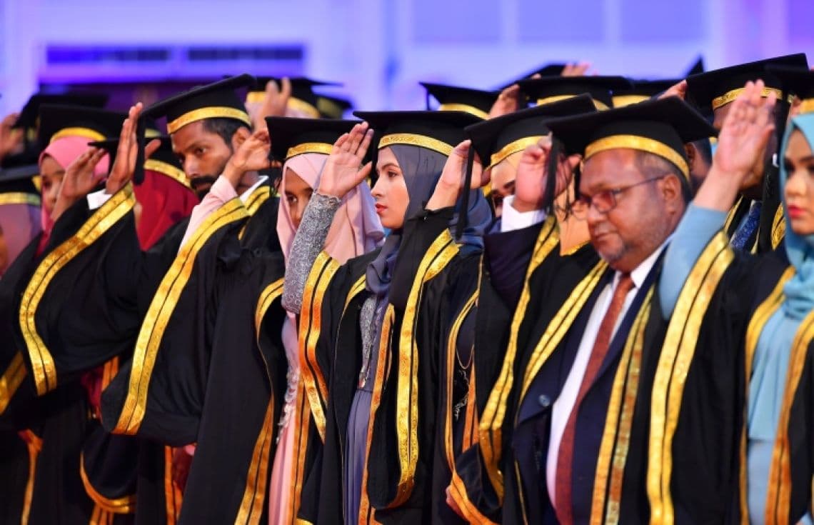 އެމްއެންޔޫގެ ދަރިވަރުންގެ ދަސްވެނިވުން / ފޮޓޯ: ހަޔަ އެޑިއުކޭޝަން މިނިސްޓްރީ