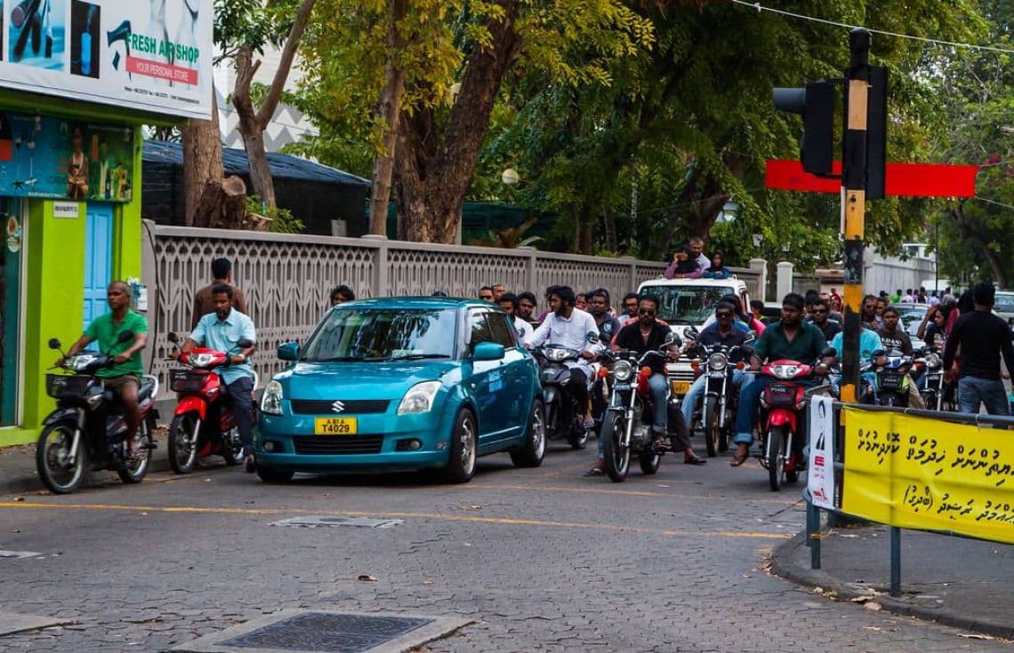 މާލޭގެ ޓްރެފިކް.---ފޮޓޯ:ފްލިކާ ގޫގްލް
