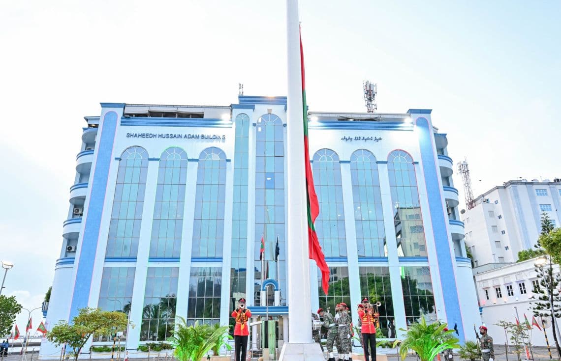 މިނިވަން ދުވަހުގެ ދިދަނެގުމުގެ ހާއްސަ ރަސްމިއްޔާތު--- ފޮޓޯ: ރައީސް އޮފީސް