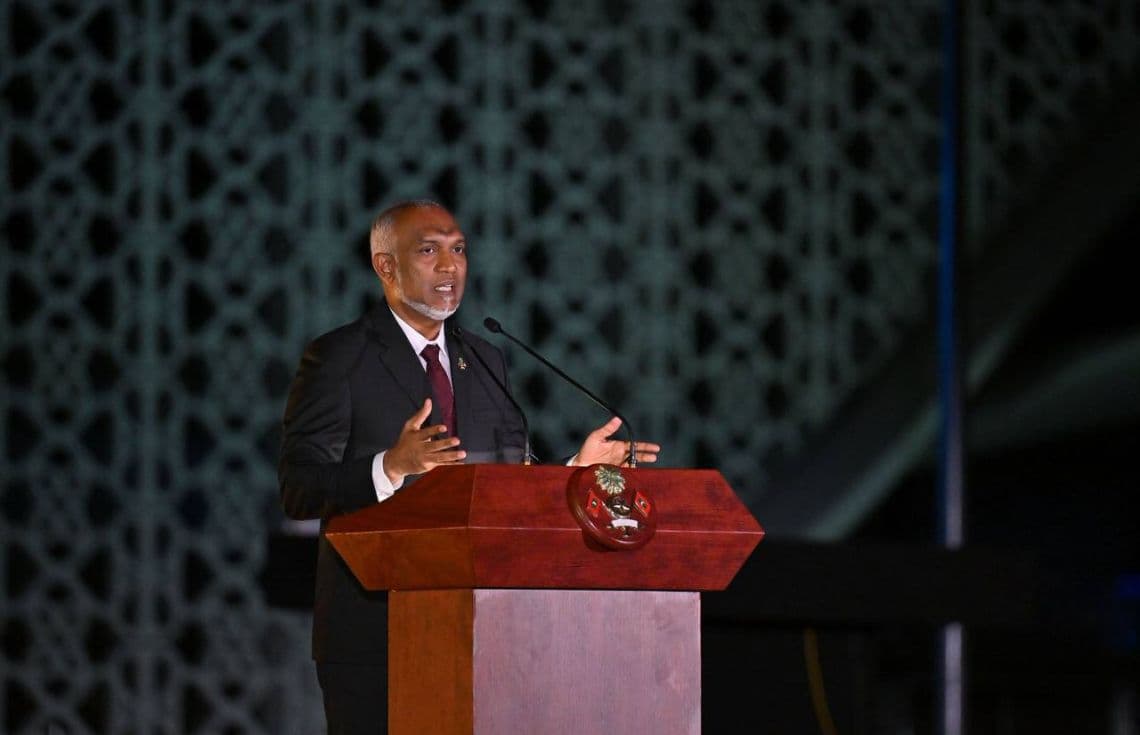 ޓާމިނަލް ހުޅުވުމުގެ ރަސްމިއްޔާތުގެ ތެރެއިން.--ފޮޓޯ:ރައީސް އޮފީސް