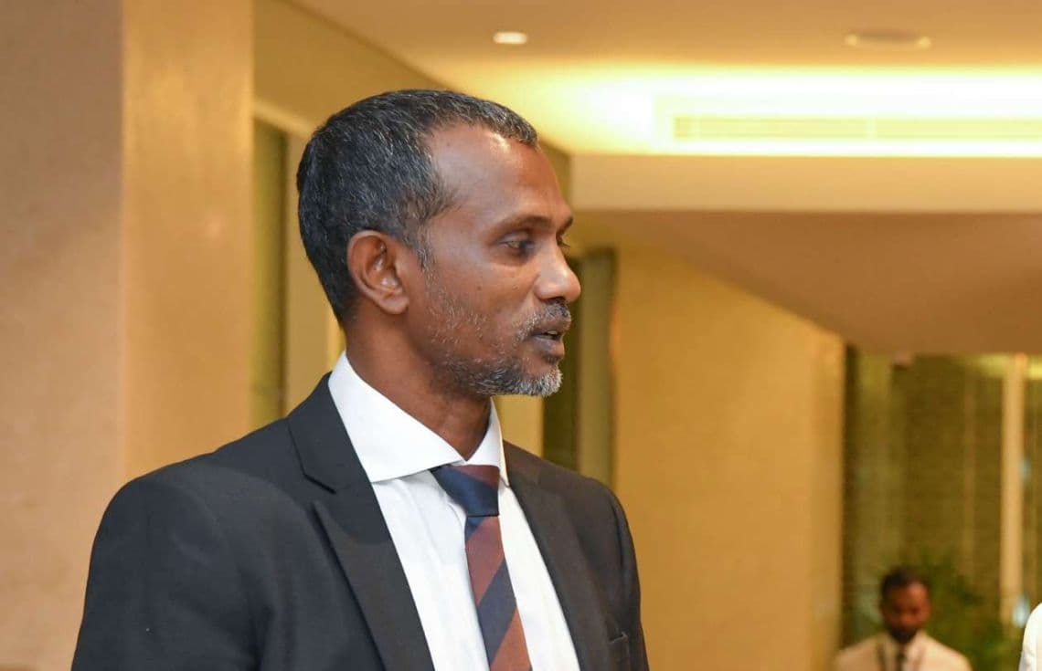 އެފްއޭއެމްގެ އައު ރައީސް އަދި ރައްޔިތުންގެ މަޖިލީހުގެ މަހިބަދޫ ދާއިރާގެ މެންބަރު އަޙްމަދު ޠާރިޤު (ޓޮމް)