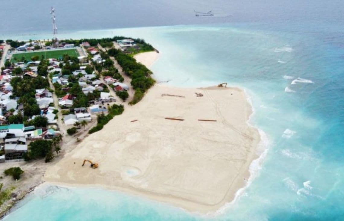 ވެލިދޫ އޮޑިދޯނި ފަހަރަށް ހާއްސަ ސަރަހައްދުގެ ބިން ހިއްކުމުގެ މަސައްކަތް ނިންމާލެވިފައި---