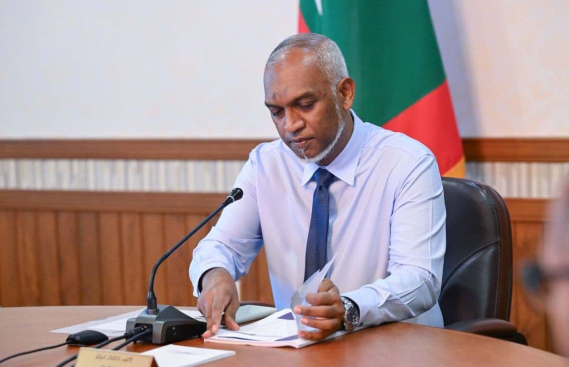 ރައީސުލްޖުމްހޫރިއްޔާ ޑރ. މުހައްމަދު މުއިއްޒު. / ފޮޓޯ: ރައީސް އޮފީސް