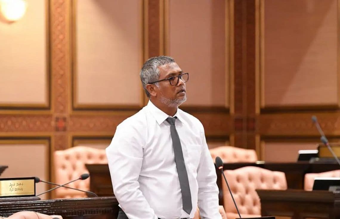 ކުޑަހުވަދޫ ދާއިރާގެ މެންބަރު ޙުސައިން ޙަމީދު / ފޮޓޯ: މަޖިލިސް