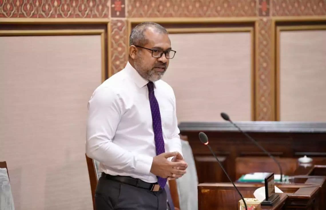 ފޮރިން މިނިސްޓަރު ޙަލީލް.--ފޮޓޯ: މަޖިލިސް