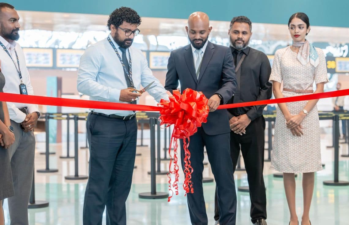 އާ ޓާމިނަލުން ބިއޯންޑްއަށް ހިދުމަތް ދޭން ފެށުން / ފޮޓޯ: ވެލާާނާ އިންޓަނޭޝަނަލް އެއާޕޯޓް
