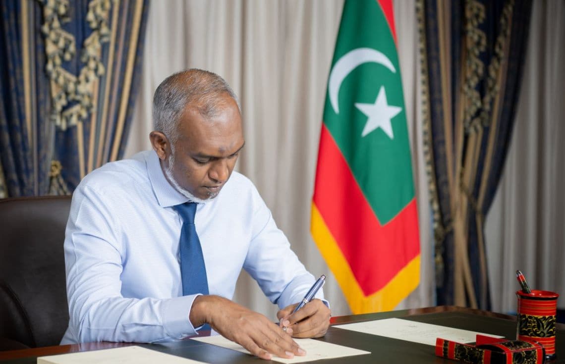 ރައީސުލްޖުމްހޫރިއްޔާ ޑޮކްޓަރ މުޙައްމަދު މުޢިއްޒު/ ފޮޓޯ: ރައީސް އޮފީސް