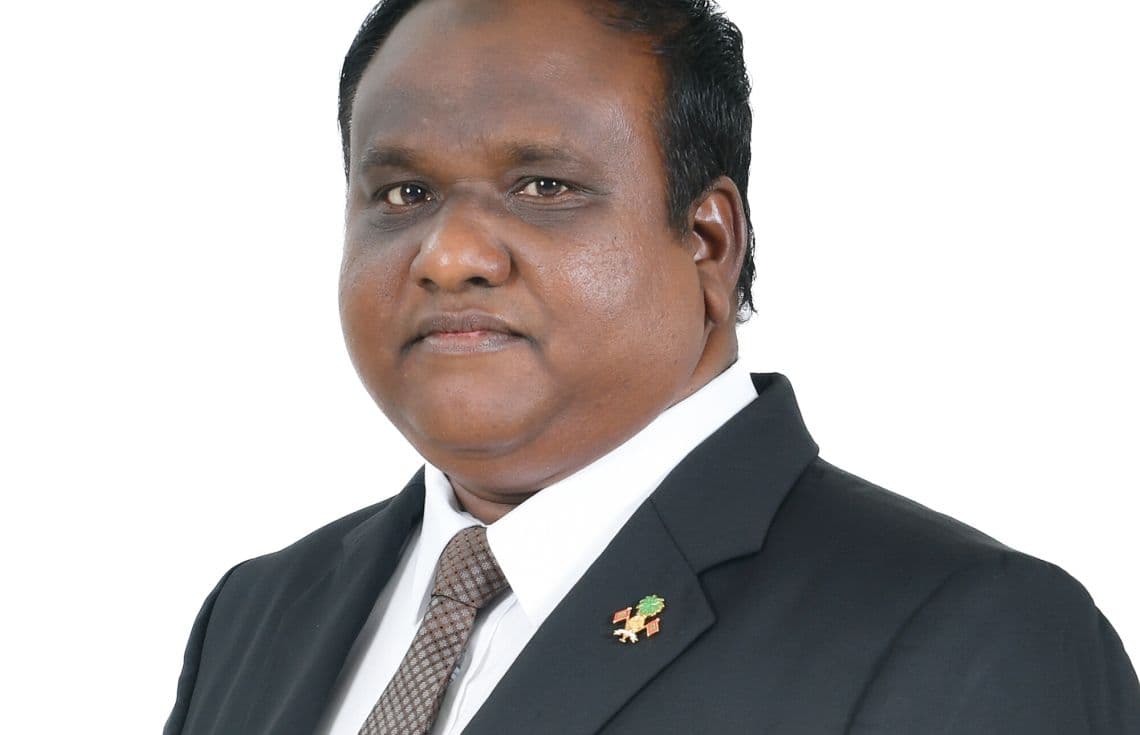 ދުވާފަރު ދާއިރާގެ ޕީއެންސީ މެމްބަރު މުހައްމަދު އަލީ.--ފޮޓޯ:މަޖިލިސް