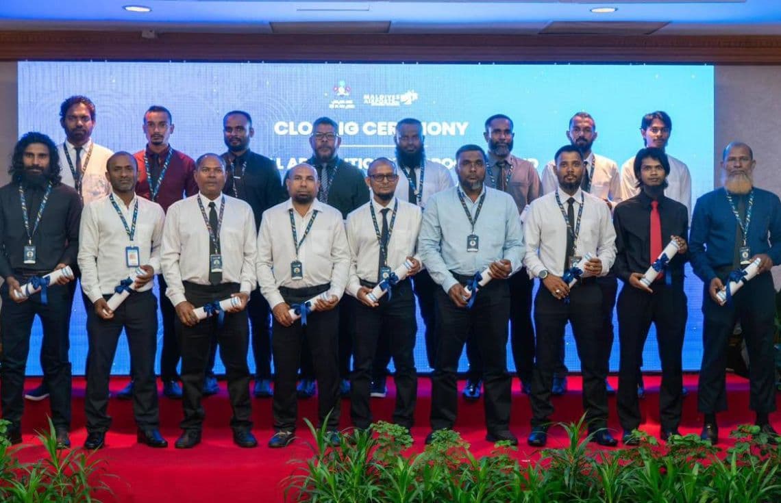 މީގެ ކުރިން ބޭއްވި ހުނަވަރު ޕްރޮގްރާމުގެ ތެރެއިން.---ފޮޓޯ: އެމްއޭސީއެލް