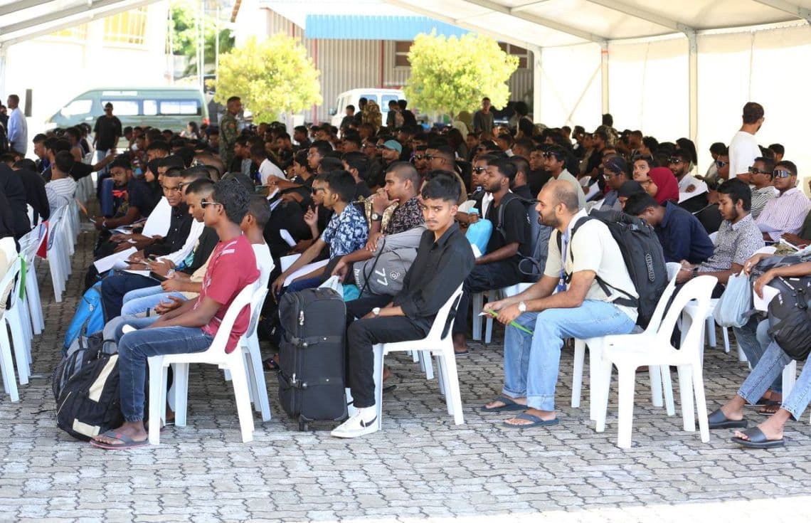 340 ބައިވެރިންނާއެކު ދިވެހި ވަތަނީ ހިދުމަތުގެ ތަމްރީނަށް ފުރައިފި