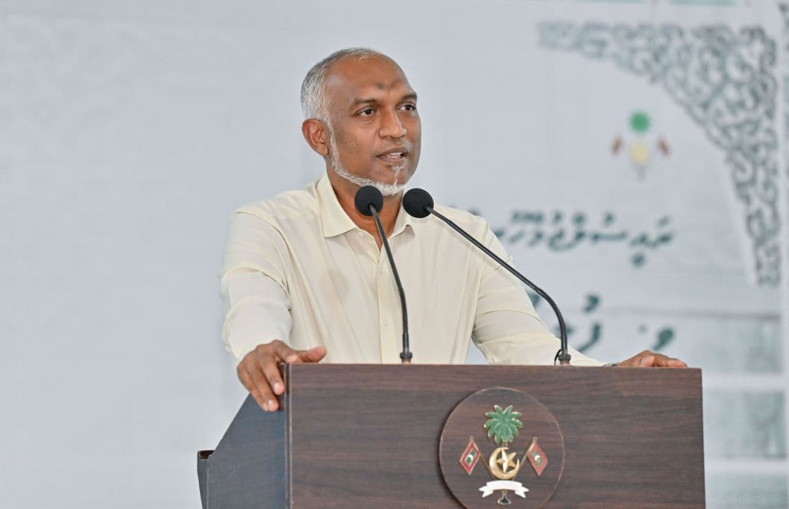ފުލިދޫގެ ރައްޔިތުންނާ ރައީސް ބައްދަލުކުރެއްވުން: ފޮޓޯ/ ރައީސް އޮފީސް---