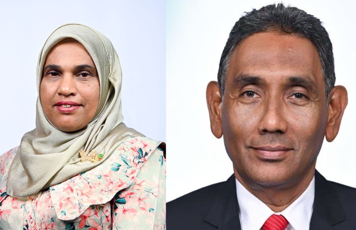 މައްސޫދު އިމާދު (ކ) އައިޝަރތު އަޒީމާ (ވ): ފޮޓޯ/ އިންޓަނެޓް---