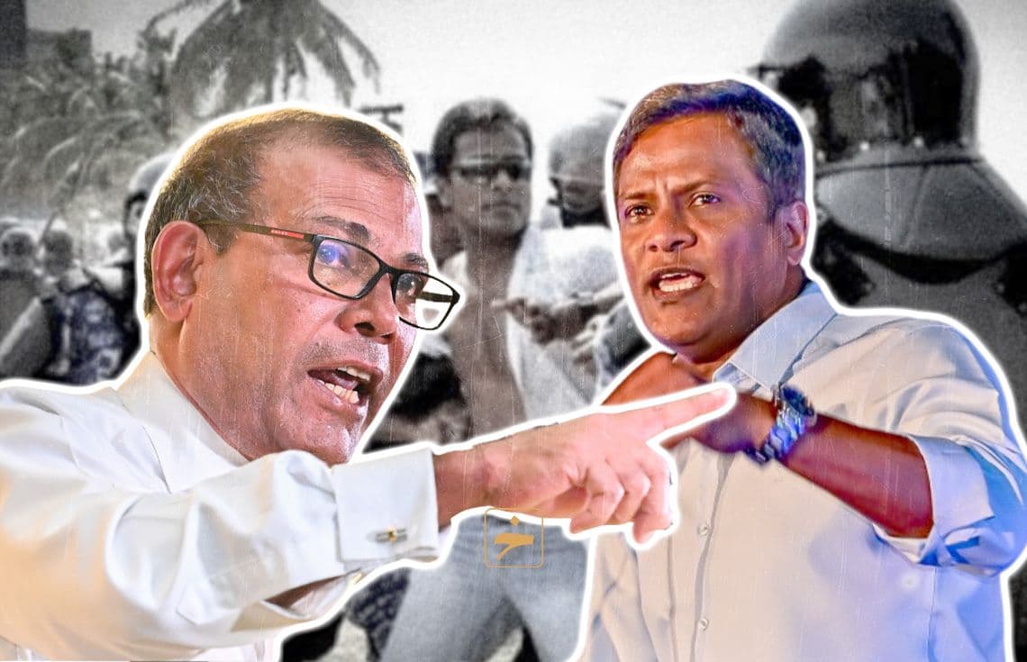 އުމަރު ނަސީރު (ކ)، މުޙައްމަދު ނަޝީދު (ވ) - ފޮޓޯ: ޚުލާސާ ގްރެފިކްސް