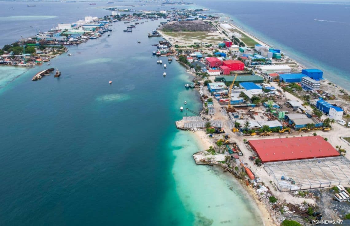 ތިލަފުށި ބަނދަރު.---ފޮޓޯ: ސްކައި