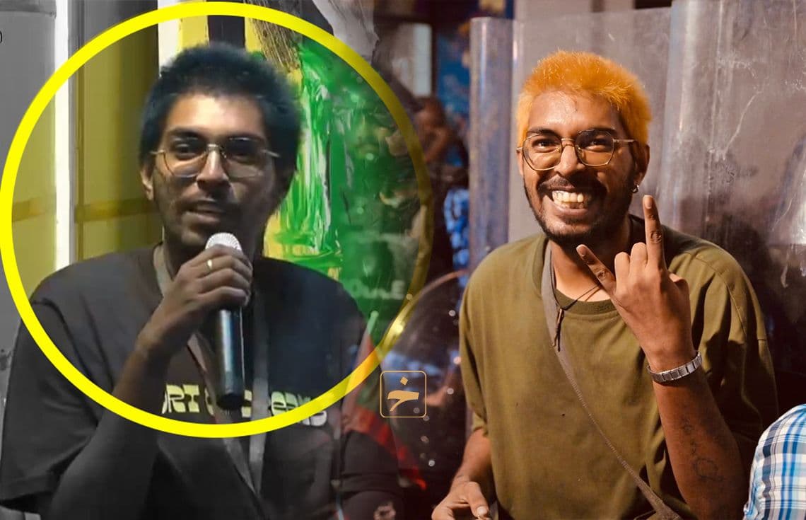 އޭނާގެ ނަމަކީ "ޑެތް" ކަމަށް ބުނި މީހާ. އޭނާއަކީ އެމްޑީޕީން އެންމެ ފަހުން ބޭއްވި މުޒާހަރާގައި ފުލުހުންގެ ވާޖިބަށް ހުރަސް އަޅާފައިވާތީ ހައްޔަރުކުރި މީހެއް.