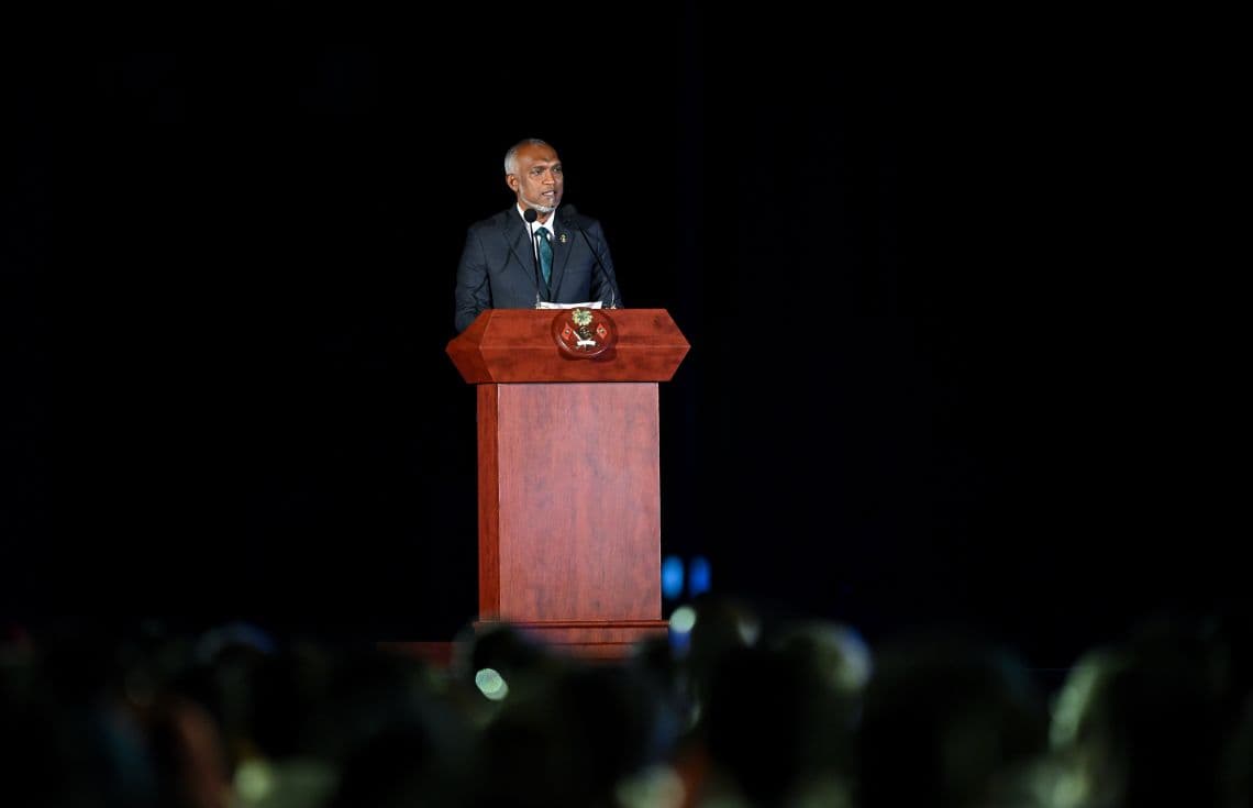 ރައީސް މުއިއްޒު. ހަނިމާދޫ އެއާޕޯޓާއެކު ރާއްޖޭގެ ތަރައްގީގެ ގިނަ މަސައްކަތްތަކެއް ކުރުމަށް މަގުފަހިގެންދާނެކަމަށް ރައީސް ވިދާޅުވި--- ރައީސް އޮފީސް