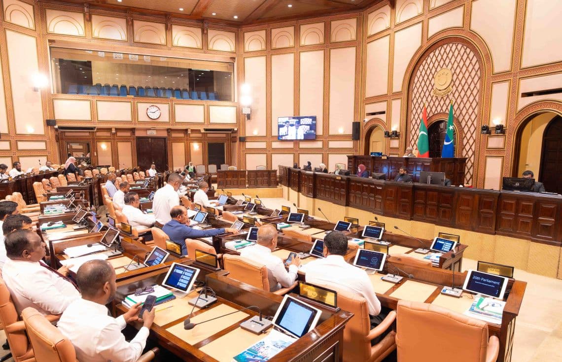 ރައްޔިތުންގެ މަޖިލީހުގެ ޖަލްސާއެއް---ފޮޓޯ:މަޖިލިސް އިދާރާ