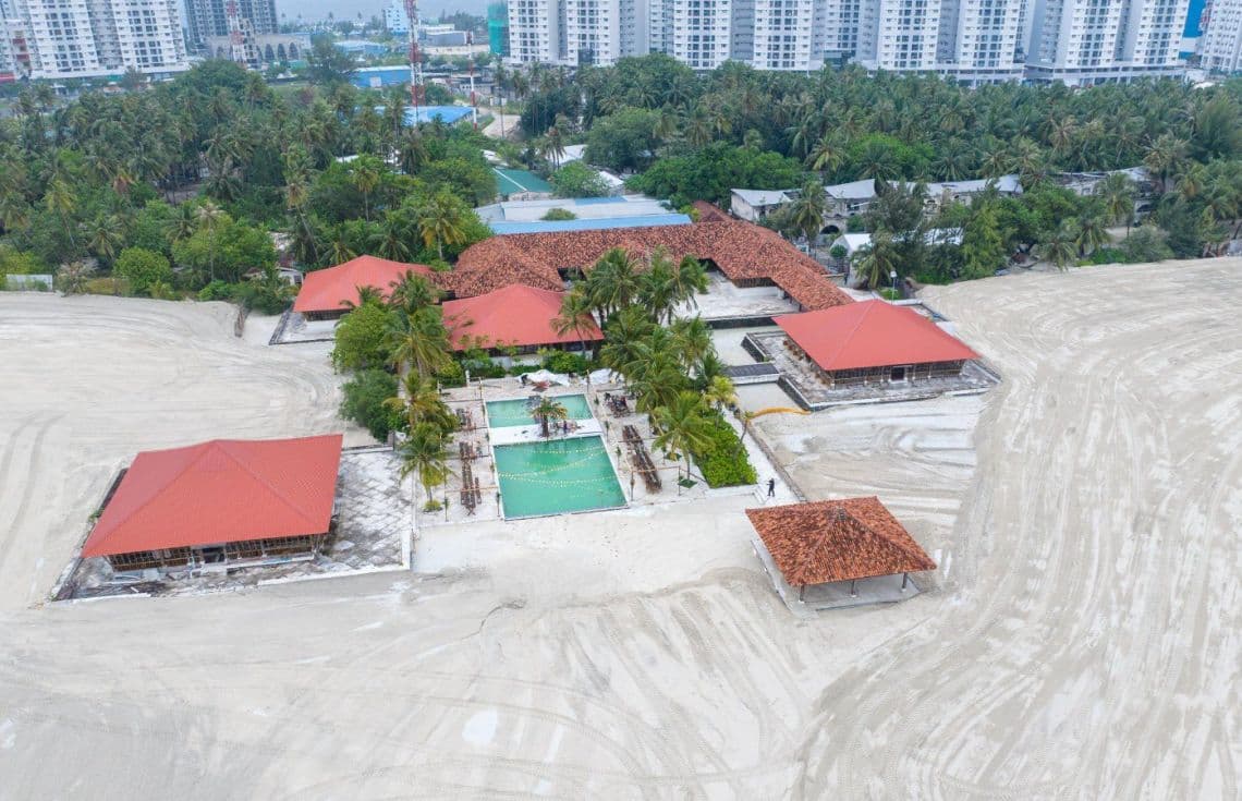 ހުޅުމާލެ ފޭސް 3. މި މަޝްރޫއުގެ 63 އިންސައްތަ މަސައްކަތް މިހާރު ވަނީ ނިމިފަ--- ފޮޓޯ: އެމްއޭސީއެލް