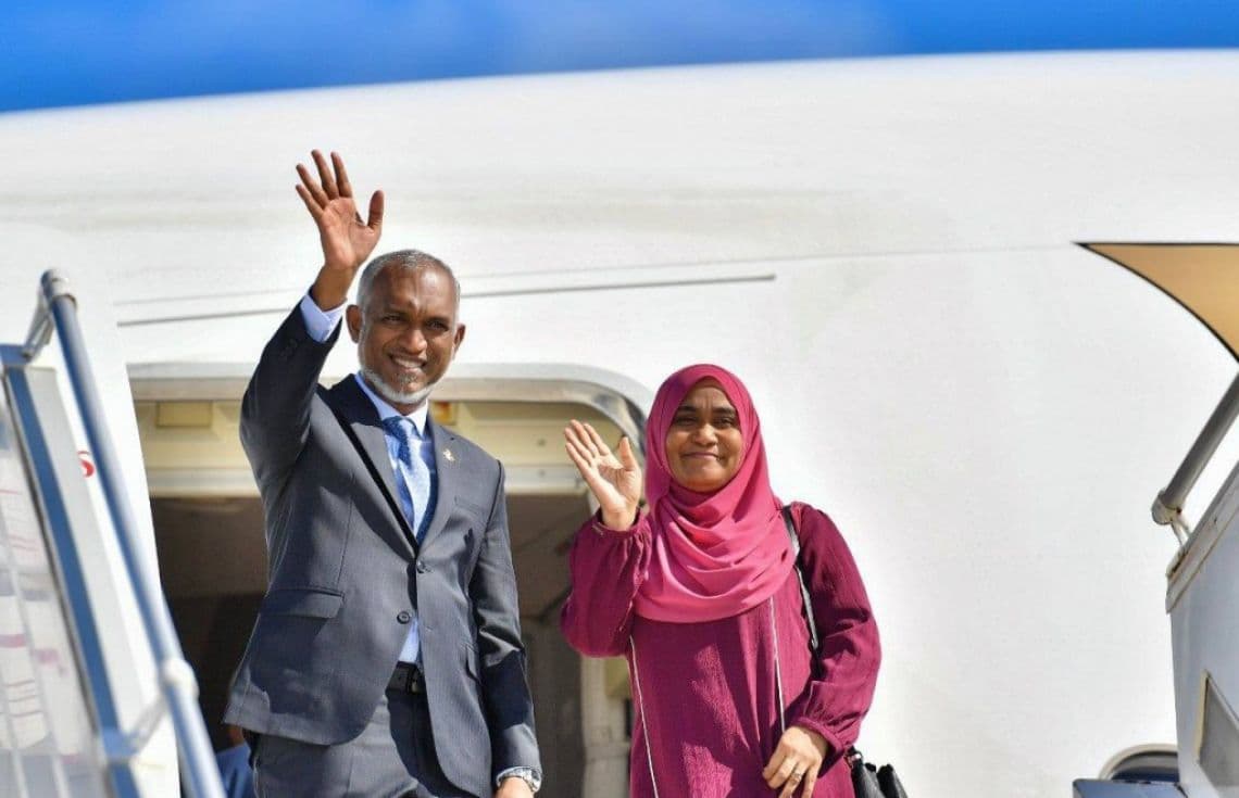 ރައީސްގެ ދެކަނބަލުން---ފޮޓޯ: ރައީސް އޮފީސް