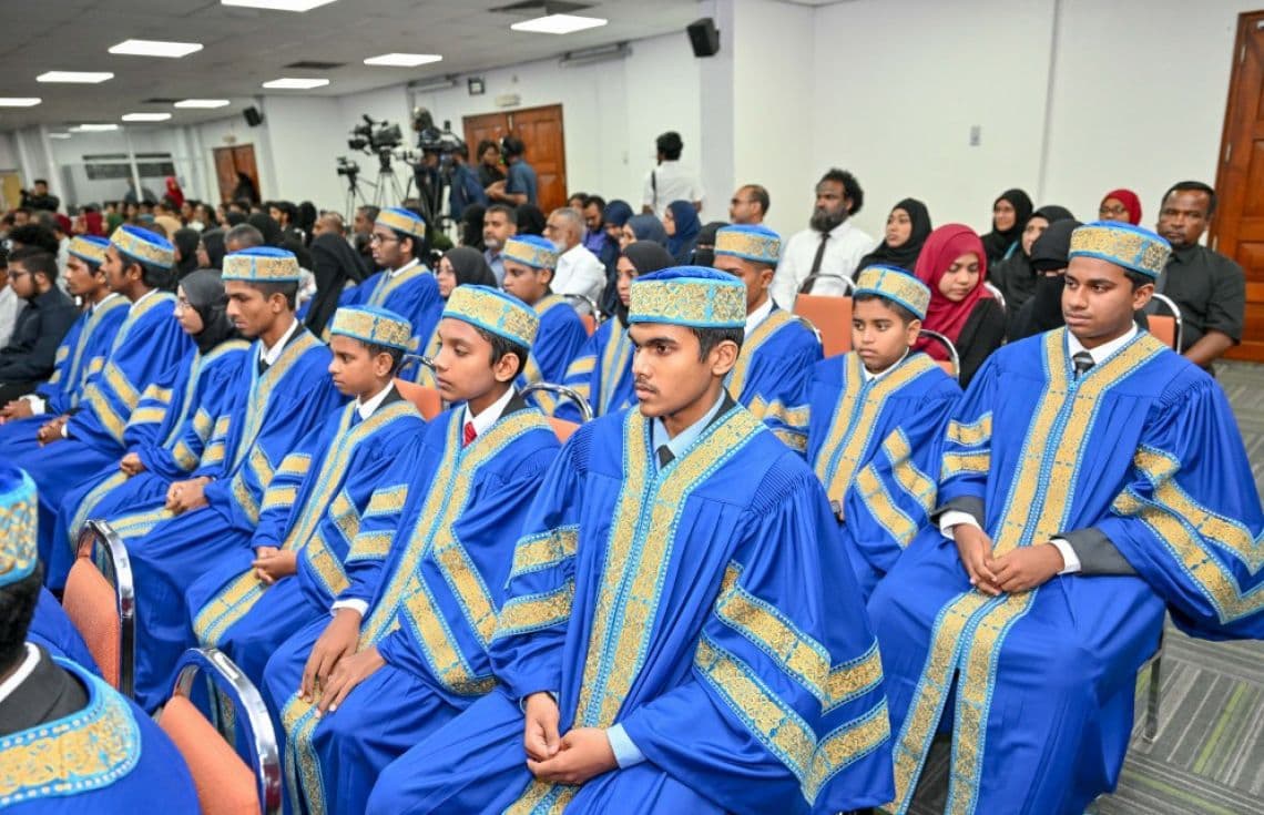 ގުރުއާން ހިތުދަސްކުރި ހާފިޒުންތަކެއް--- ފޮޓޯ: ރައީސް އޮފީސް