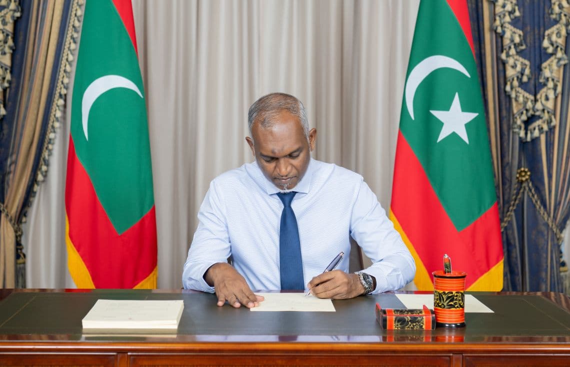 ރައީސް މުއިއްޒު--- ފޮޓޯ: ރައީސް އޮފީސް