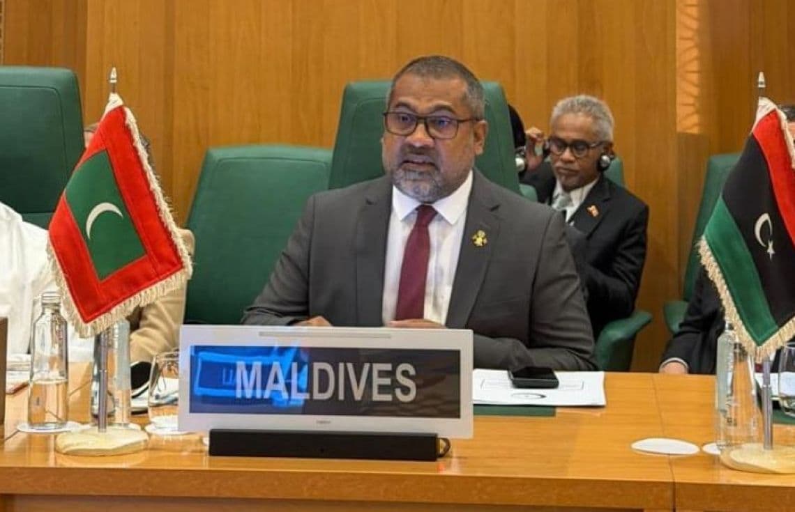 މިނިސްޓަރު ހަލީލް އޯއައިސީގެ ބައްދަލުވުމެއްގައި--- ފޮޓޯ: ފޮރިން މިނިސްޓްރީ