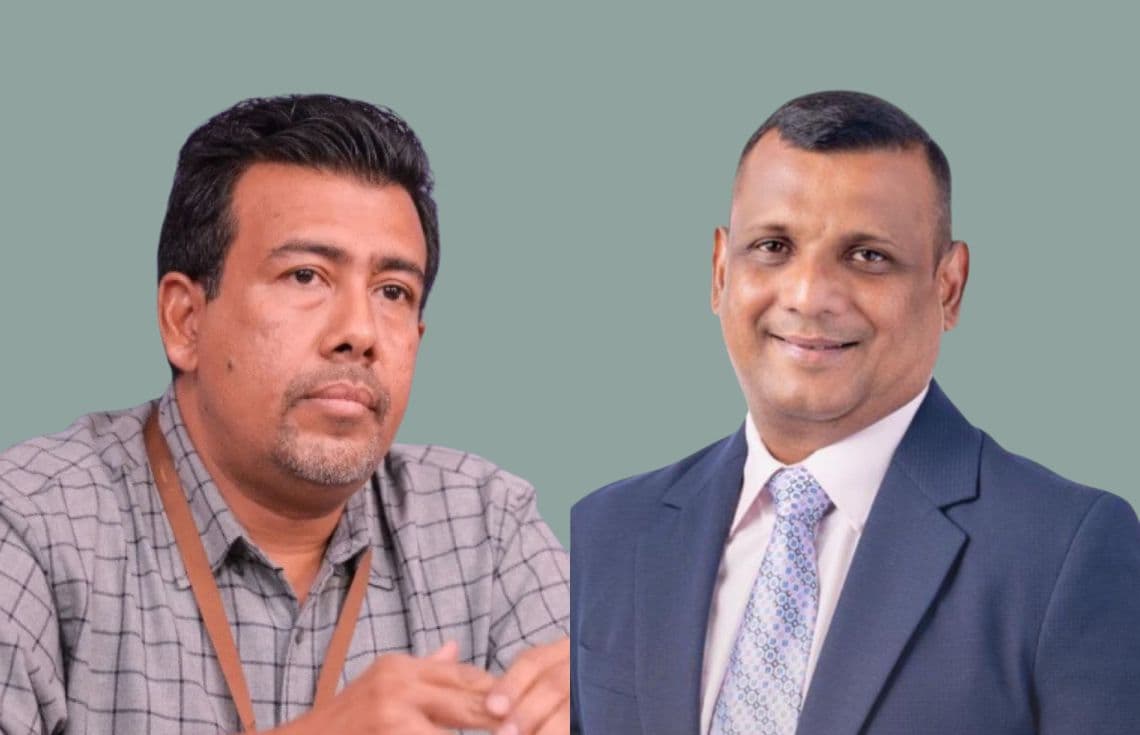 ޕީސީއާރު ހައްދައިގެން ހޯދި އާމްދަނީން ޓެކުހަށް އޮޅުވާލި މައްސަލައިގައި ދައުވާ ކުރަން ފޮނުވި ޑރ. އިކްލީލް (ކ) އަދި ޑރ. އަލީ ލަތީފް ----