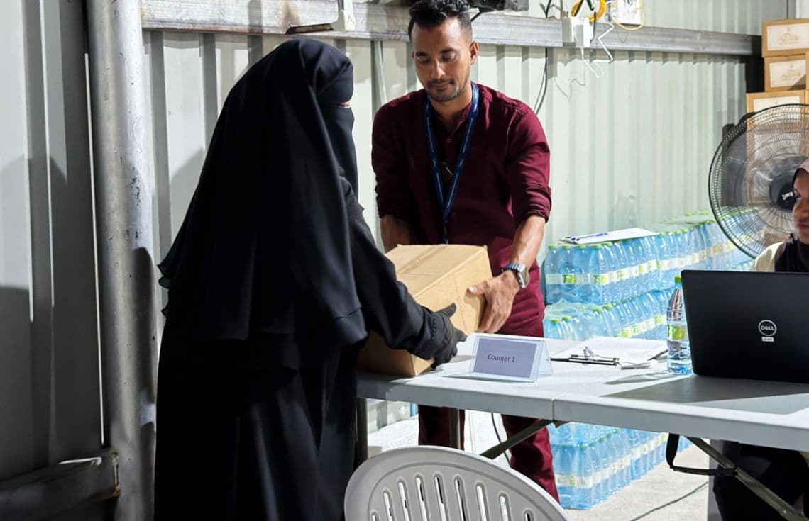 މާލޭ ސަރަހައްދުގައި މަސްދަޅު ކޭސް ބެހުމުގެ މަސައްކަތްތައް ކުރަނީ--- ފޮޓޯ: ސިޓީސް މިނިސްޓްރީ