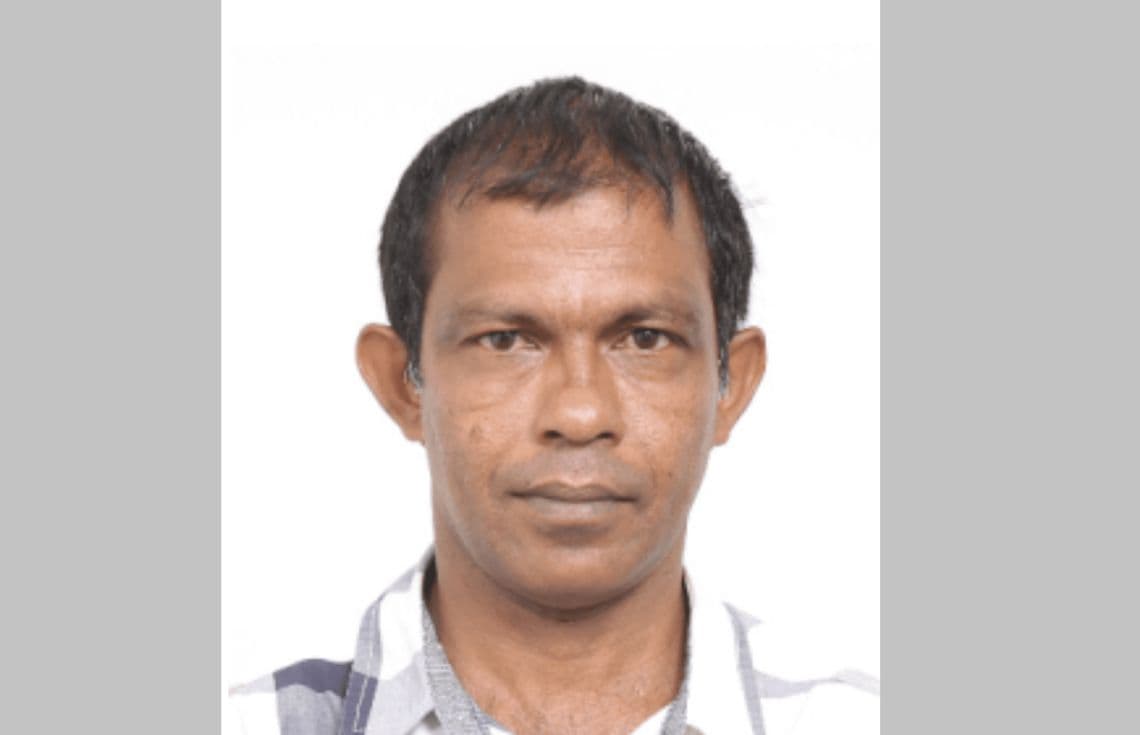 ގެއްލިގެން ހޯދަމުން އައި އަބްދުލްއަޒީޒުު----ފޮޓޯ:ޕޮލިސް
