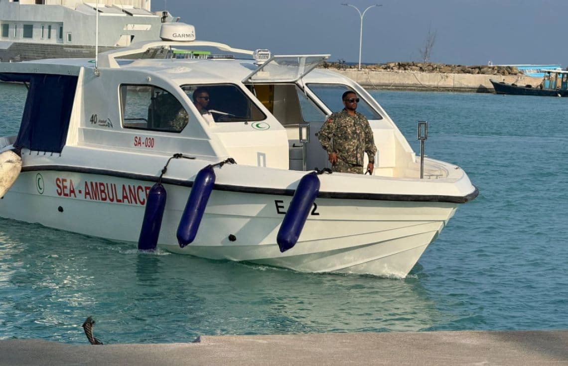 ވެލިދޫގައި ސީ އެންބިއުލެންސްގެ ހިދުމަތް ފެށުން/ ފޮޓޯ: ޕީއެސްއެމް