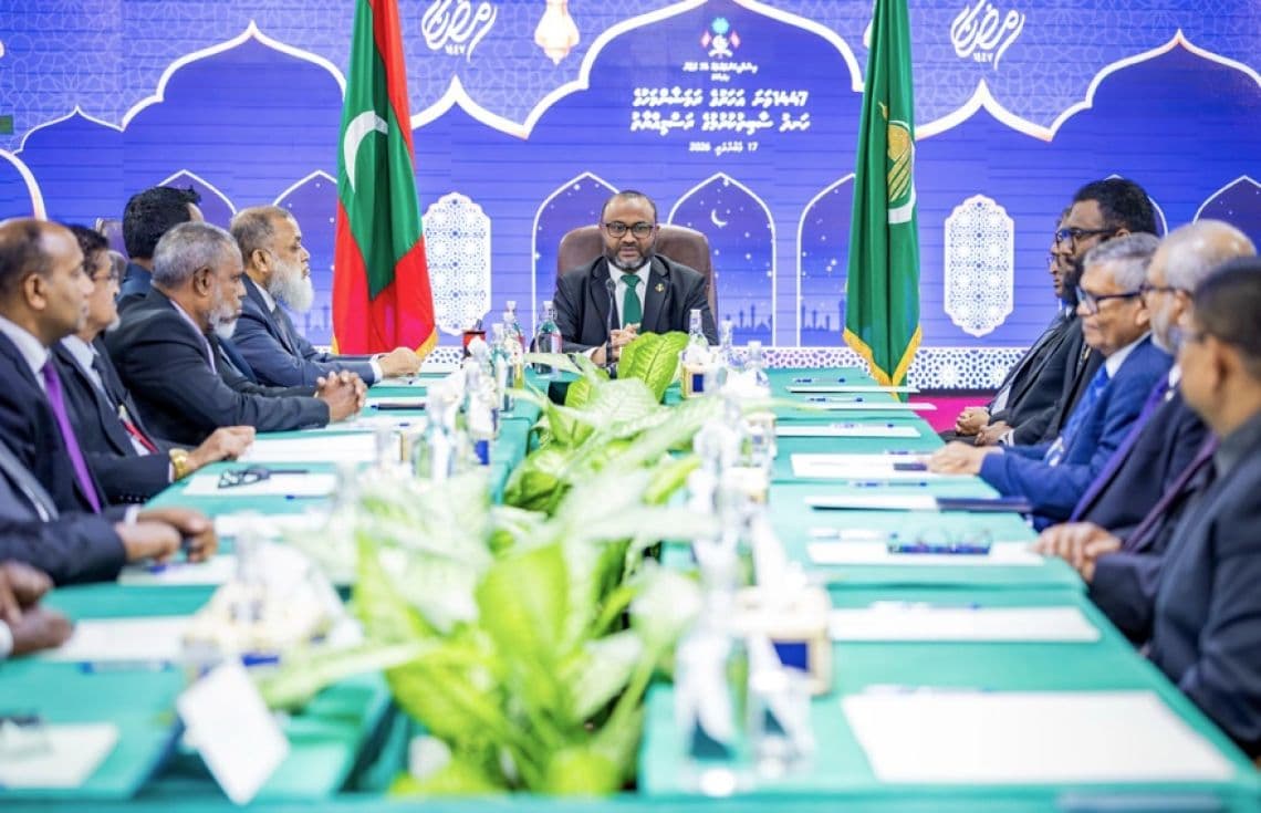 މި އަހަރުގެ ރޯދަމަހުގެ ހަނދު ސާބިތުކުރުމާ ގުޅޭ ގޮތުން އިސްލާމިކް މިނިސްޓްރީން މިރޭ ބޭއްވި ބައްދަލުވުން---ފޮޓޯ: އިސްލާމިކް މިނިސްޓްރީ