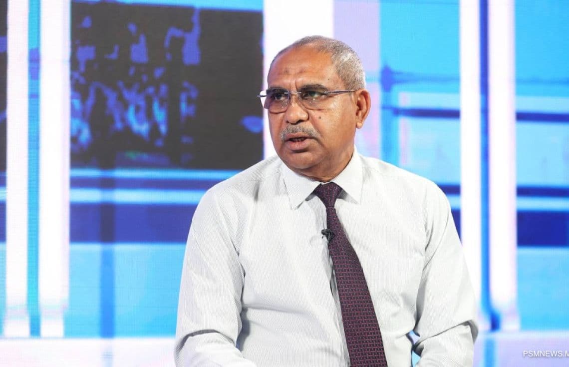 އީސީގެ ރައީސް މުހައްމަދު ޒާހިދު. / ފޮޓޯ: ޕީއެސްއެމް