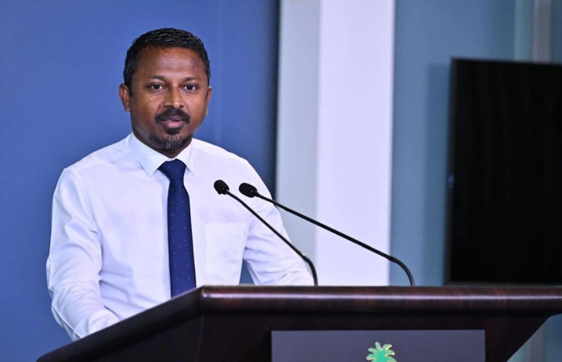 ބަންޑާރަނައިބު އަހުމަދު އުޝާމް---ފޮޓޯ:ރައީސް އޮފީސް
