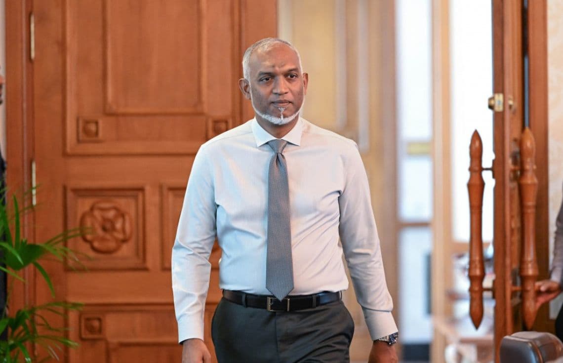 ރައީސުލްޖުމްހޫރިއްޔާ ޑރ. މުޙައްމަދު މުޢިއްޒު---ފޮޓޯ: ރައީސް އޮފީސް