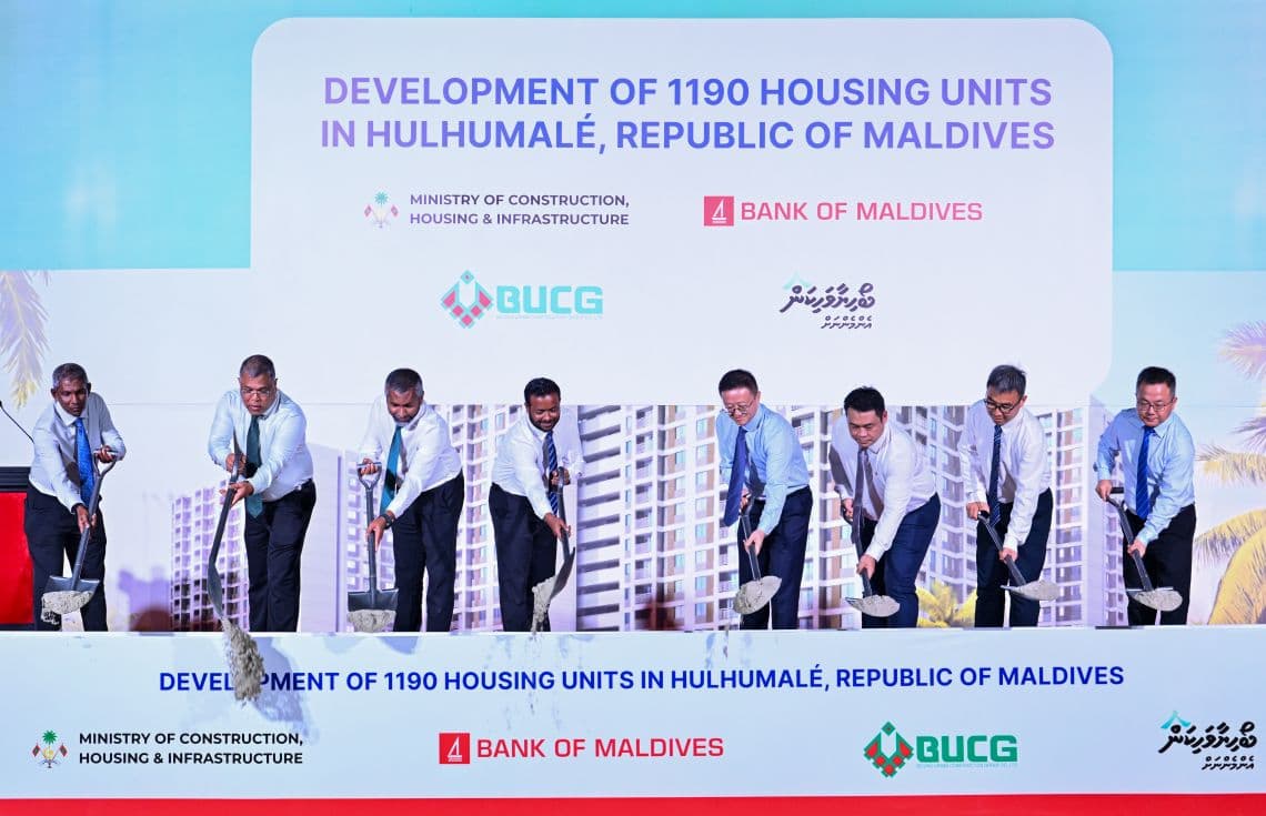ހުޅުމާލެ ފޭސް 2 ގައި 1،190 ހައުސިން ޔުނިޓް އެޅުމުގެ ބިޔަ މަޝްރޫއު ފަށައިފި