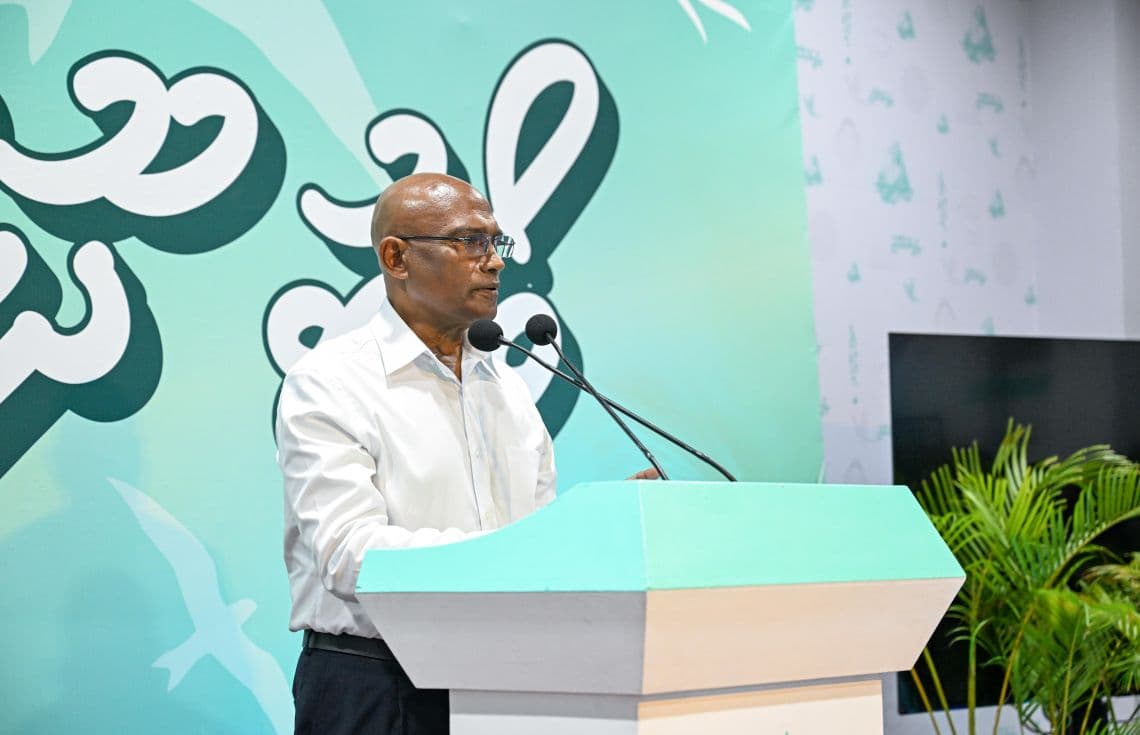 މާލޭގެ މޭޔަރު ކަމަށް ސަރުކާރު ހިންގާ ޕީއެންސީގެ ފަރާތުން ވާދަކުރައްވާ މޫސާ އަލީ ޖަލީލް---ފޮޓޯ:ޕީއެންސީ