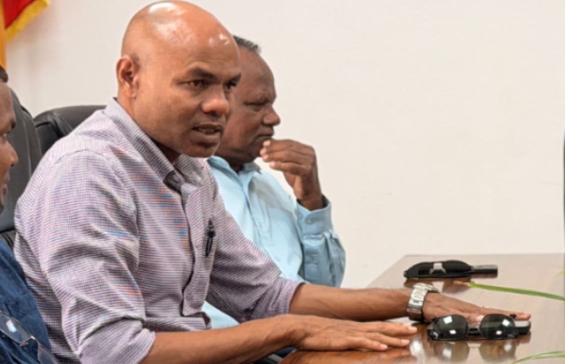އެގްރޯނެޓްގެ މެނޭޖިން ޑިރެކްޓަރުގެ މަޤާމުގައި ހުންނެވި ހުސެއިން ދީދީ---