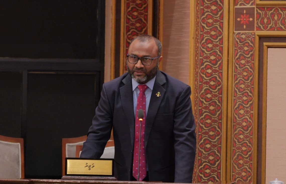 އިސްލާމިކް މިނިސްޓަރު ޑރ. މުހައްމަދު ޝަހީމް އަލީ---ފޮޓޯ: މަޖިިލިސް
