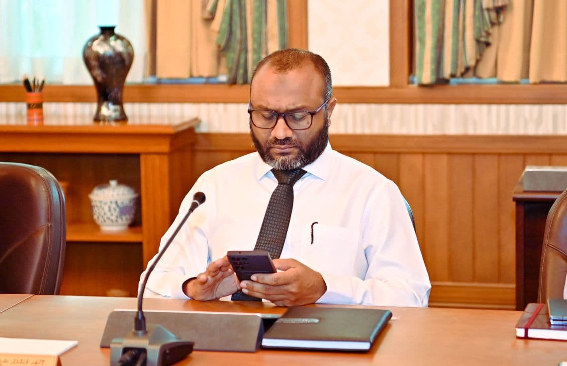 އިސްލާމިކް މިނިސްޓަރު ޑރ. މުހައްމަދު ޝަހީމް އަލީ ސައީދު---ފޮޓޯ:ޚުލާސާ