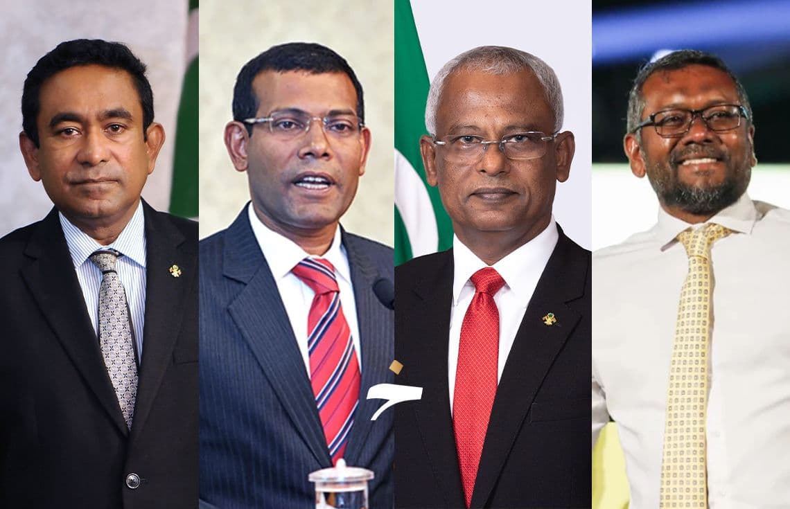 (ކ، ވ) / ފައްޔާޒު އިސްމާއިލް، އިބްރާހީމް މުޙައްމަދު ޞާލިހް، މުޙައްމަދު ނަޝީދު، ޔާމީން އަބްދުލް ޤައްޔޫމް---