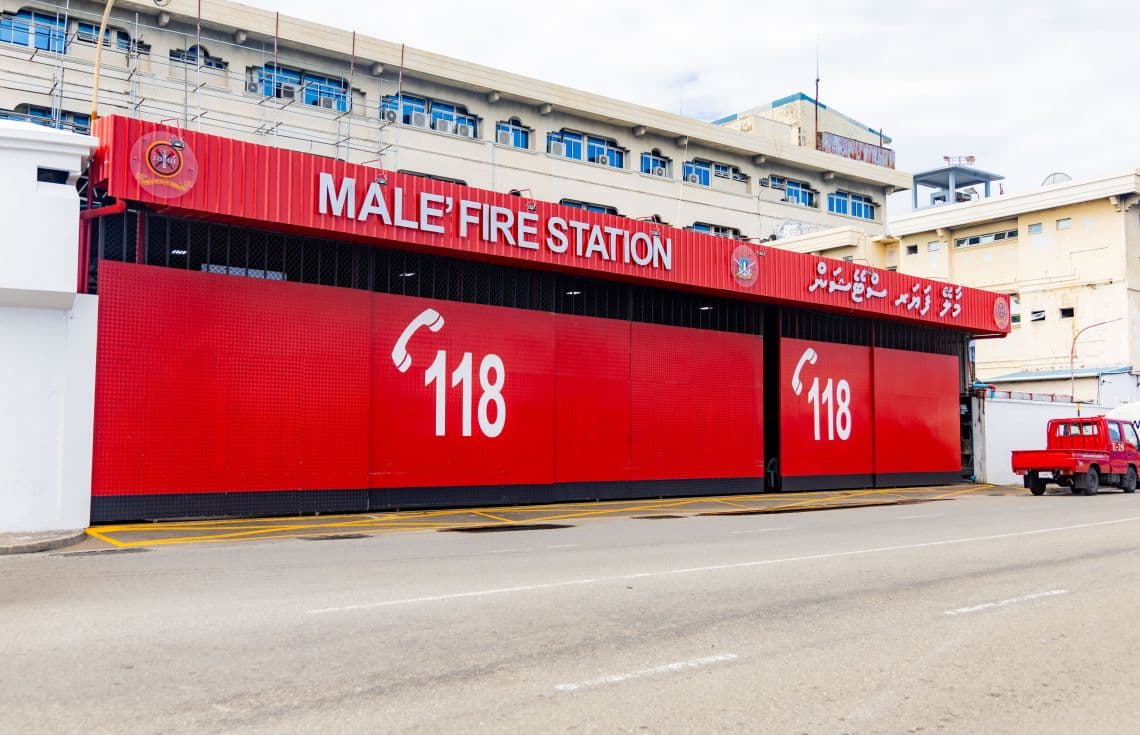 އެމްއެންޑީއެފް ފަޔަ ސްޓޭޝަން. / ފޮޓޯ: ޚުލާސާ
