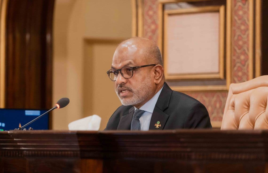 މަޖިލިސް ނައިބު ރައީސް ކަމުގައި ހުންނެވި އަހްމަދު ނާޒިމް---