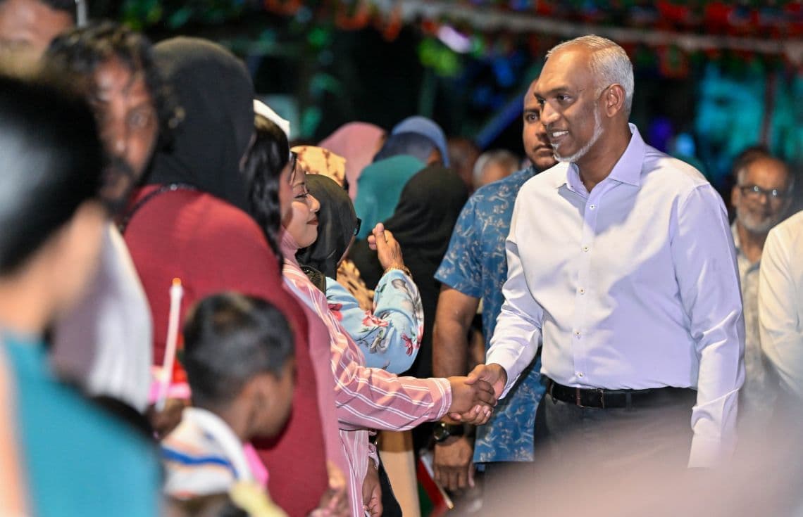 ރައީސް ވިލިމާލެއަށް ކުރެއްވި ދަތުރުފުޅުގެ ތެރެއިން. / ފޮޓޯ: ރައީސް އޮފީސް